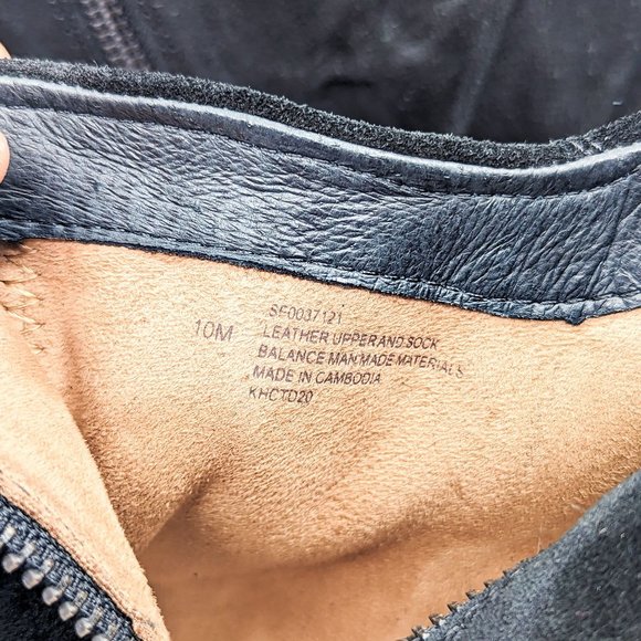 Sofft Women Siri Side Zip Distressed Black Suede Wedge Boots Size 10 - Picture 6 of 11